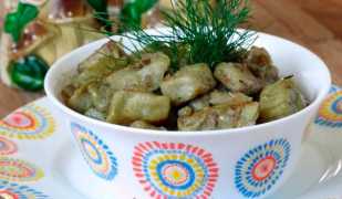 Жареные баклажаны как грибы